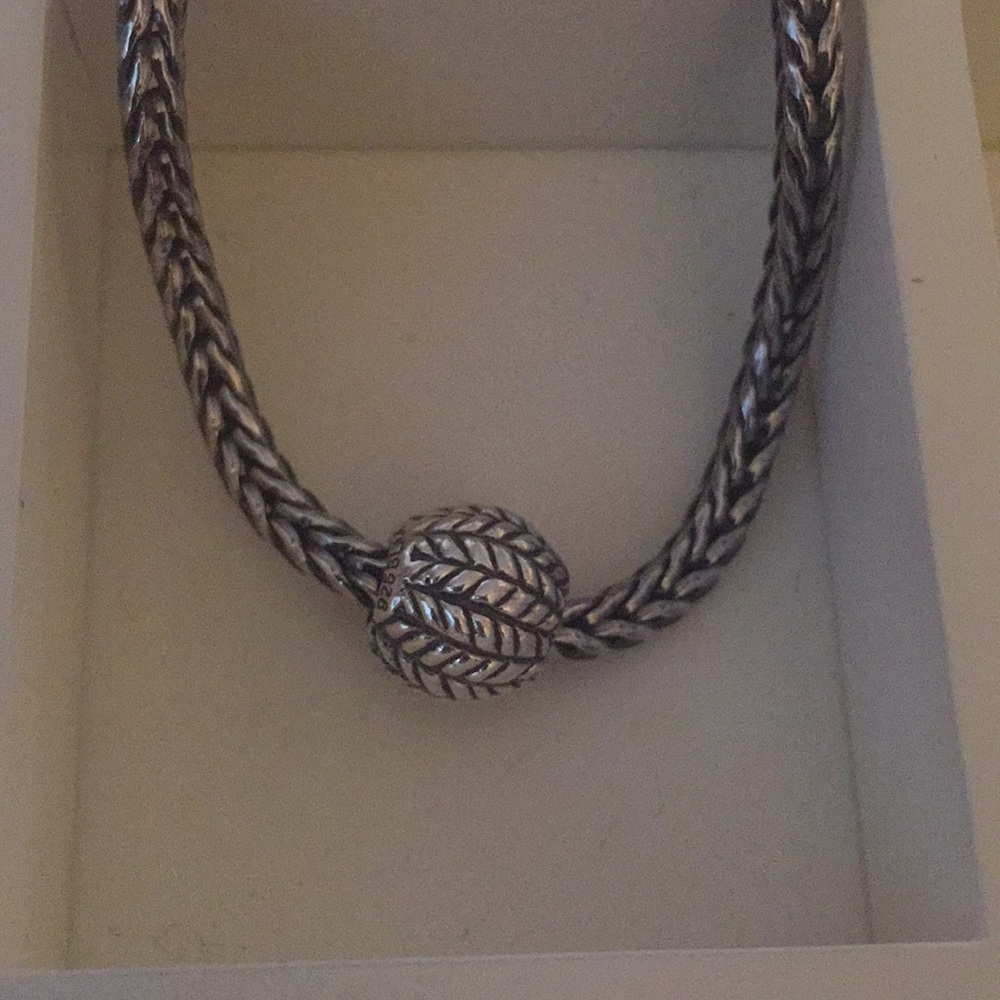 Retired Authentic Trollbeads, silver Sweater 11438